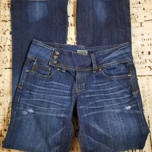 Express Rerock Flare Jeans